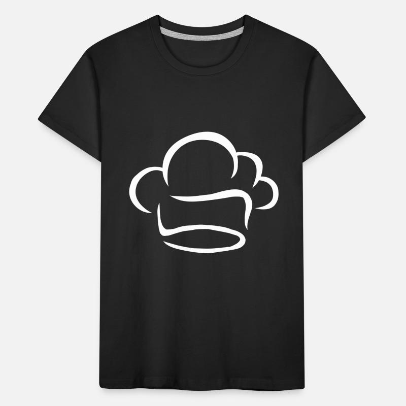 Chef's hat cook baker hobby chef cooking gift Kids' Premium Organic T-Shirt