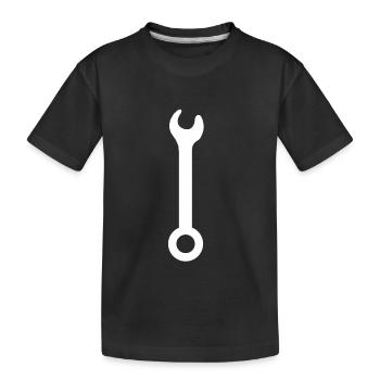 Outil d'artisanat clé artisanale - T-shirt bio Premium Enfant - noir - Devant