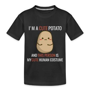 I’m a cute Potato - T-shirt bio Premium Enfant - noir - Devant