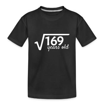 13 Geburtstag - 13 Jahre alt - Kinder Premium Bio T-Shirt - Schwarz - Vorne