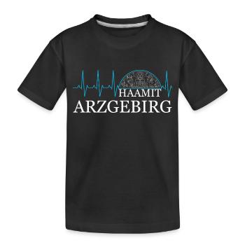 Haamit Arzgebirg - Kinder Premium Bio T-Shirt - Schwarz - Vorne