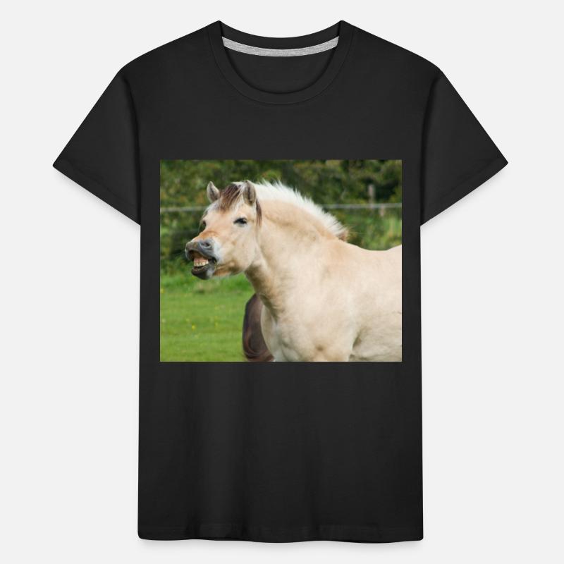 Cheval. Cheval. T-shirt bio Premium Enfant