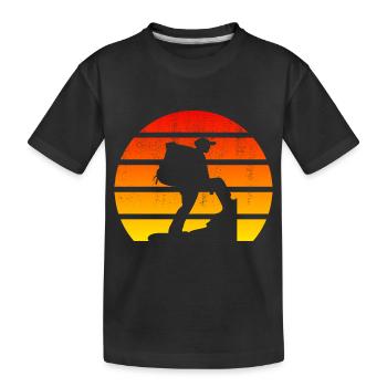Hiking Hiking Mountains Mountaineering Mountains Mountain - Kids' Premium Organic T-Shirt - black - Front