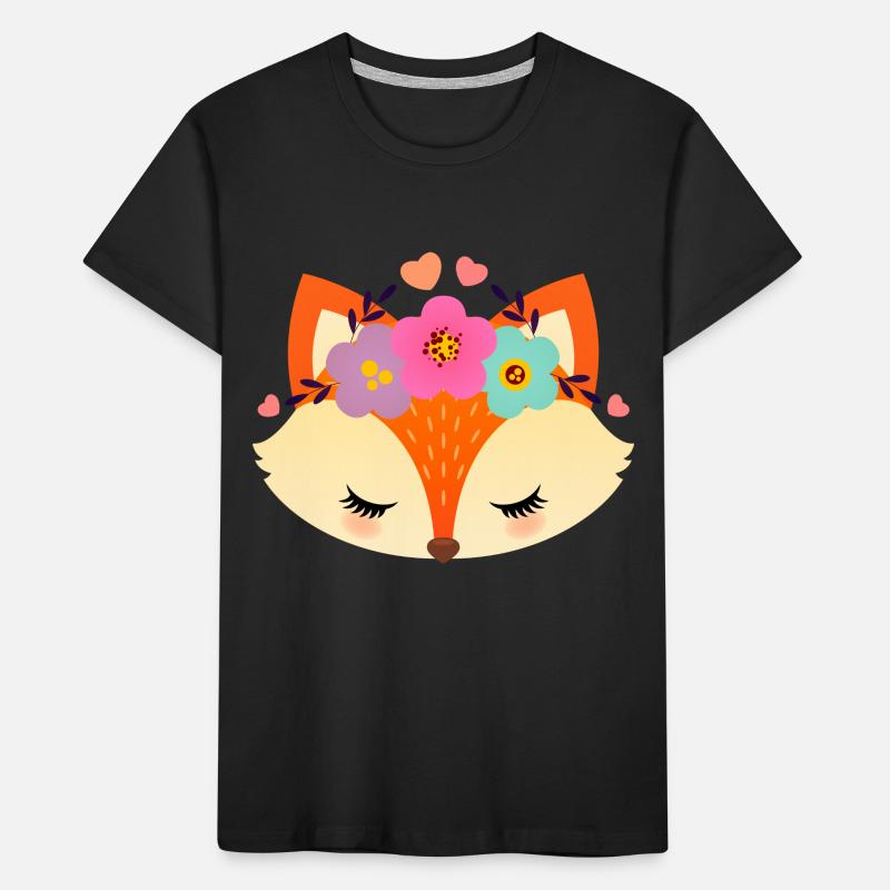 Fuchs Schlaufuchs Schule Kindergarten Einschulung Kinder Premium Bio T-Shirt