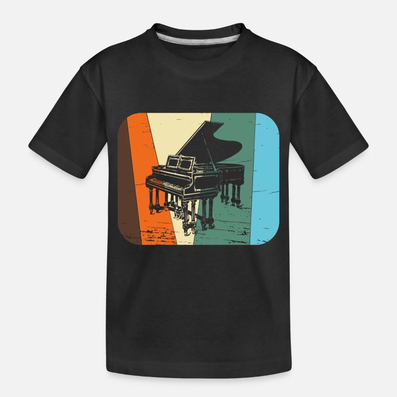 Piano à queue / Piano - T-shirt bio Premium Enfant - noir
