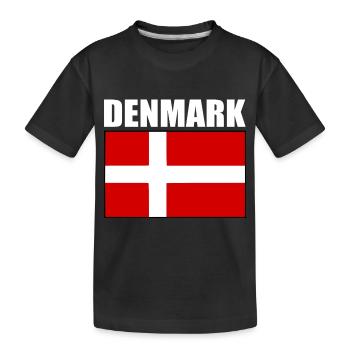 Danemark - T-shirt bio Premium Enfant - noir - Devant