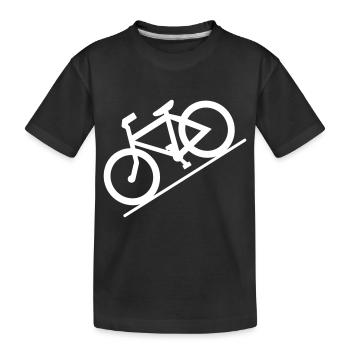 Bicyclette - T-shirt bio Premium Enfant - noir - Devant