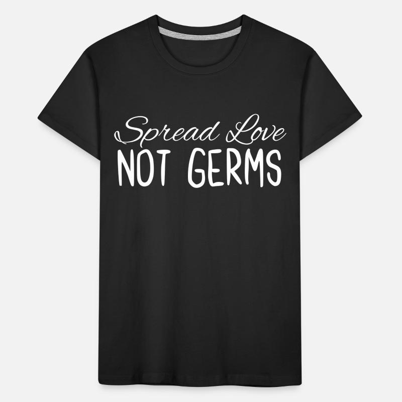 Diffondi amore non germi Maglietta ecologica premium per bambini