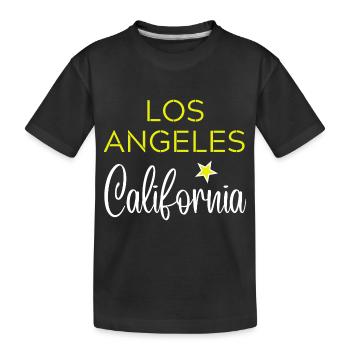 Los Angeles California - T-shirt bio Premium Enfant - noir - Devant