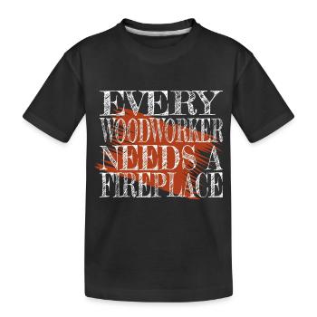 forestier actuel - T-shirt bio Premium Enfant - noir - Devant