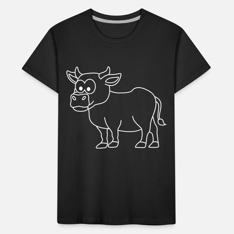 Kuh Comic Tier Kinder Premium Bio T-Shirt