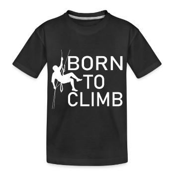 escalade - T-shirt bio Premium Enfant - noir - Devant