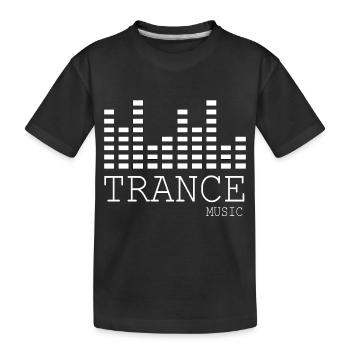 Musique trance - T-shirt bio Premium Enfant - noir - Devant