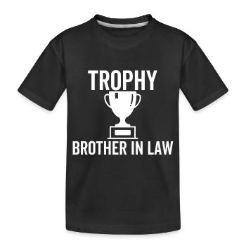 Trophée Beau-frère - T-shirt bio Premium Enfant - noir - Devant