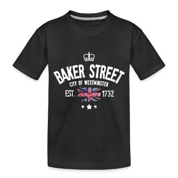 Baker street vintage - T-shirt bio Premium Enfant - noir - Devant