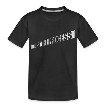 faire confiance au processus Devis - T-shirt bio Premium Enfant - noir - Devant