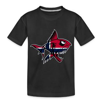 Norvège Pêche à la ligne Pêche - T-shirt bio Premium Enfant - noir - Devant