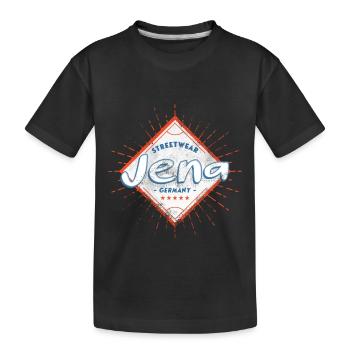 Jena Allemagne City Skyline Accueil Amour - T-shirt bio Premium Enfant - noir - Devant