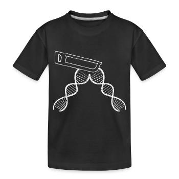 Charpentier Artisan Raboteuse Menuiserie Charpentier - T-shirt bio Premium Enfant - noir - Devant
