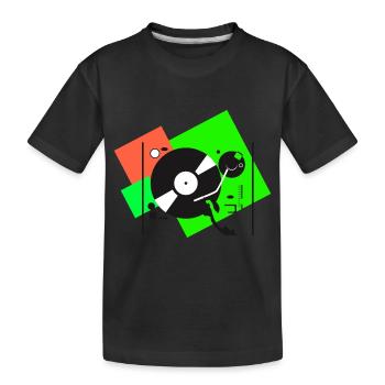 Platines colorées6 - T-shirt bio Premium Enfant - noir - Devant