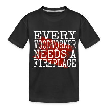 papa drôle cadeau d’anniversaire cadeau cadeau - T-shirt bio Premium Enfant - noir - Devant