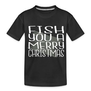 Dino Axolotls Tête de poisson Tshirt Dinosaure Barbecue - T-shirt bio Premium Enfant - noir - Devant