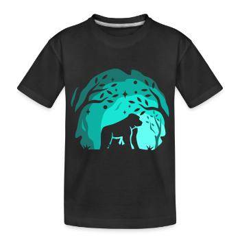 Gorilla Retro Vintage Style des années 80 - T-shirt bio Premium Enfant - noir - Devant