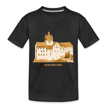 Diez Castle Castle Rhineland-Palatinate - Kids' Premium Organic T-Shirt - black - Front