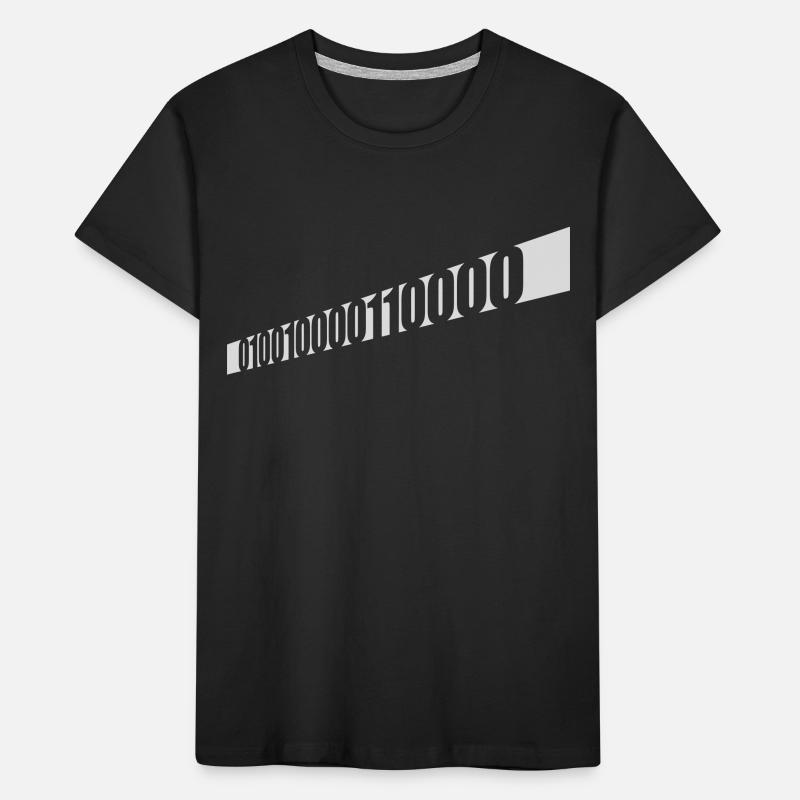 Binär Code Programm Sprache Kinder Premium Bio T-Shirt
