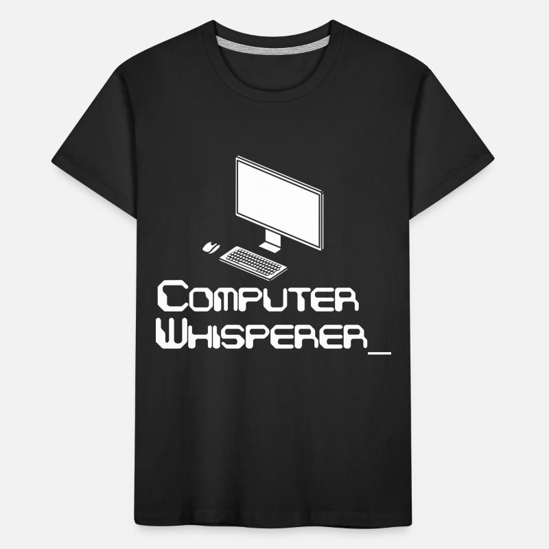 Logiciel de codage Computer Whisperer T-shirt bio Premium Enfant