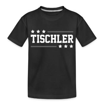 Tischler Beruf - Kinder Premium Bio T-Shirt - Schwarz - Vorne