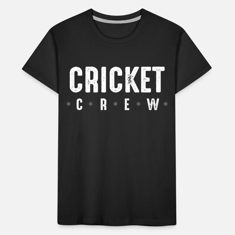 Équipe de cricket T-shirt bio Premium Enfant
