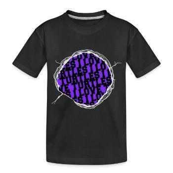 love birthday turtle lover funny animal protection - Kinder Premium Bio T-Shirt - Schwarz - Vorne