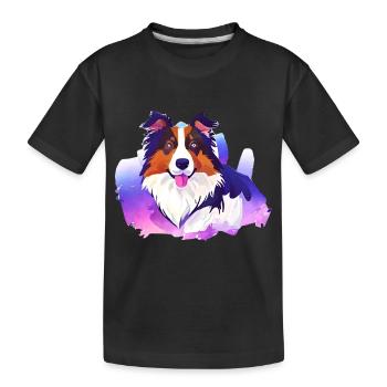 Chiens Berger Chien Propriétaire Chien Chien Propriétaire Chien Propriétaire - T-shirt bio Premium Enfant - noir - Devant