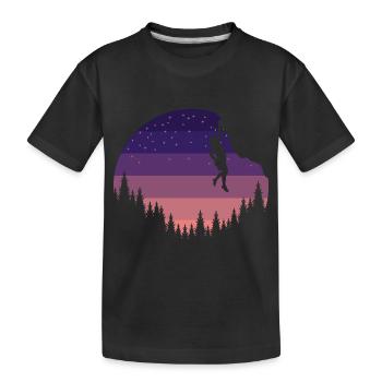 Escalade escalader un rocher - T-shirt bio Premium Enfant - noir - Devant