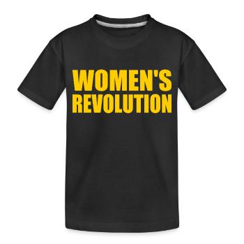 Womens revolution - T-shirt bio Premium Enfant - noir - Devant