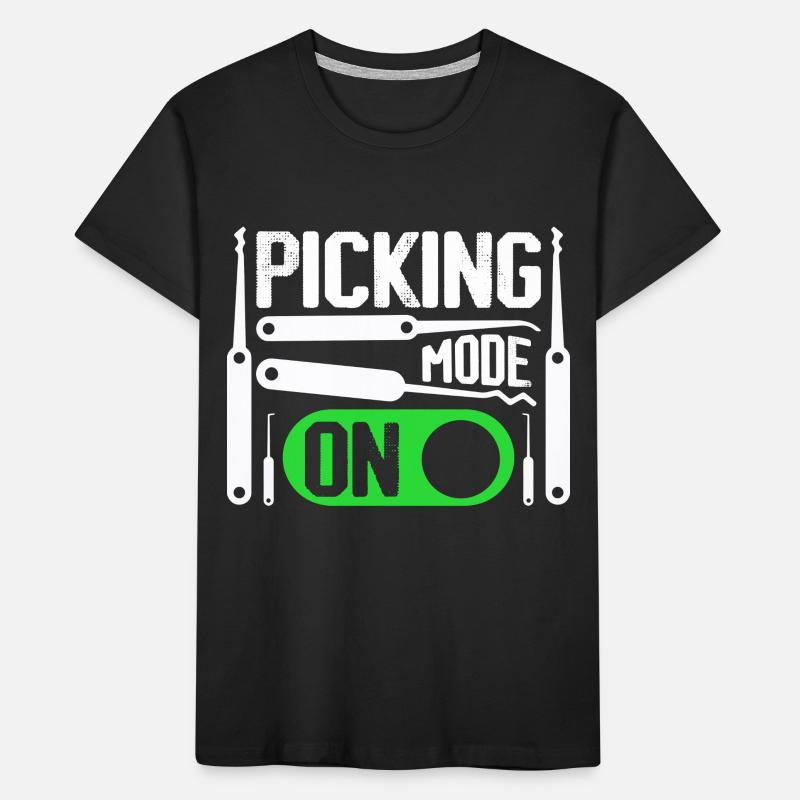 Picking Mode On Locksmith Lockpicker Kids' Premium Organic T-Shirt