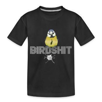 Birdshit génial - T-shirt bio Premium Enfant - noir - Devant