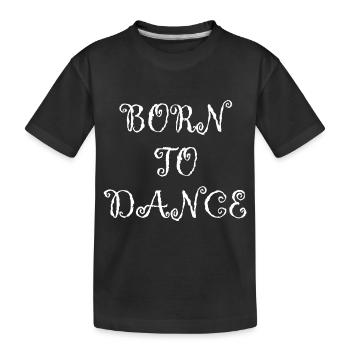 Danse Musique de danse - T-shirt bio Premium Enfant - noir - Devant