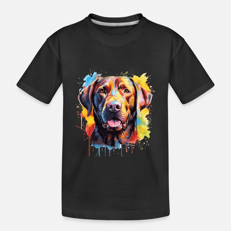 Labrador - T-shirt bio Premium Enfant - noir