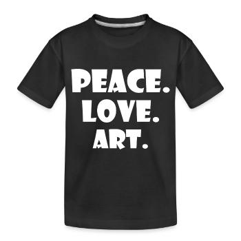 Dancing Dance Music - Kinder Premium Bio T-Shirt - Schwarz - Vorne