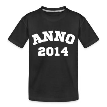 Anno 2014 Geburtstag Geburtsjahr - Kinder Premium Bio T-Shirt - Schwarz - Vorne