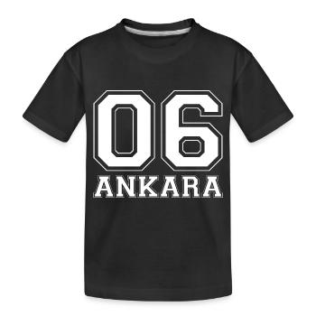 06 ANKARA LA BEBE BURASI ANGARA - Kinder Premium Bio T-Shirt - Schwarz - Vorne