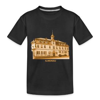 Ilmenau Rathaus Ilm Goethe Thüringen - Kids' Premium Organic T-Shirt - black - Front
