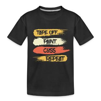Bande éteinte | Peinture | Jurer Professionnel de la refonte - T-shirt bio Premium Enfant - noir - Devant