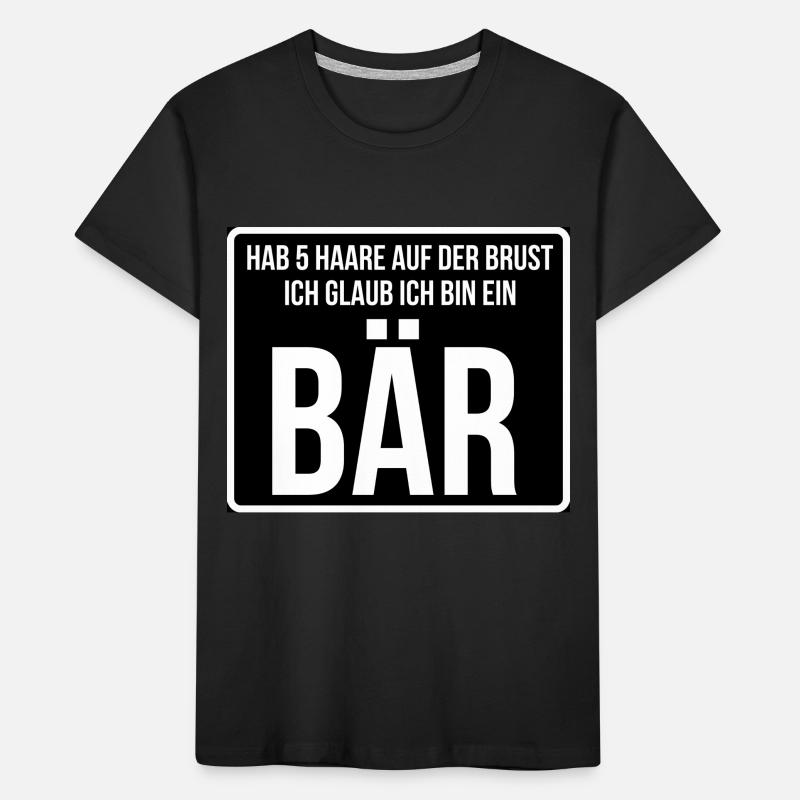 Ich bin ein Bär Kinder Premium Bio T-Shirt