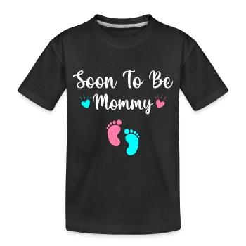 Soon To Be Mommy - T-shirt bio Premium Enfant - noir - Devant