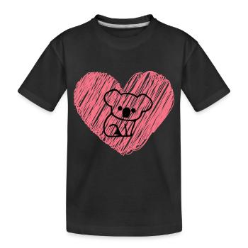 Aimer Koala - T-shirt bio Premium Enfant - noir - Devant