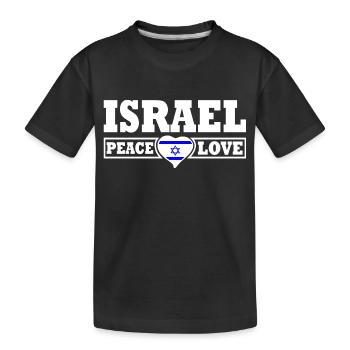 Israel - T-shirt bio Premium Enfant - noir - Devant