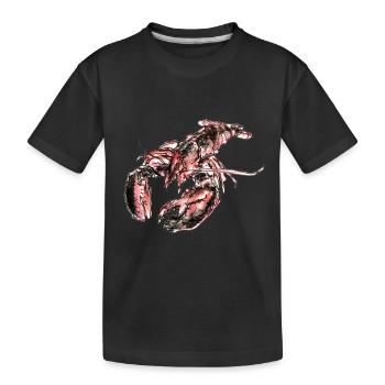 homard - T-shirt bio Premium Enfant - noir - Devant